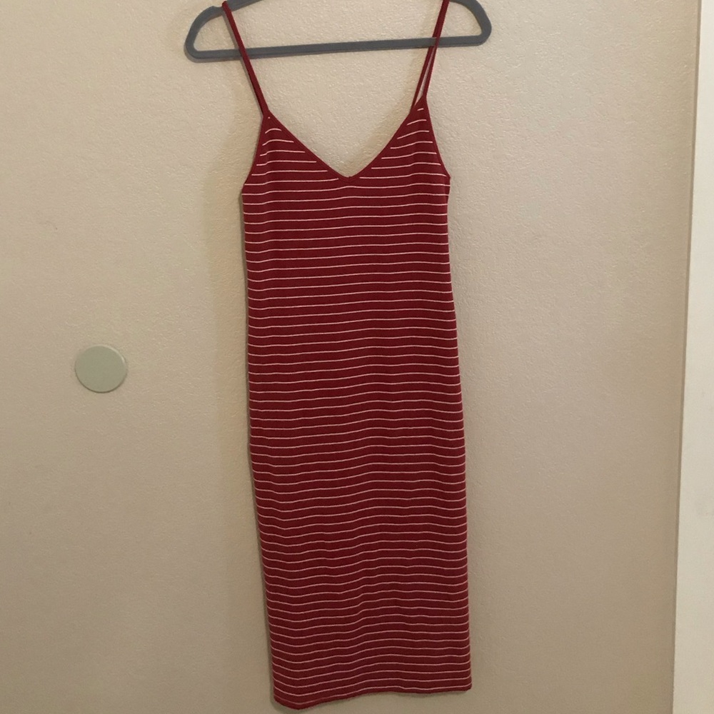Striped Cami Midi Dress